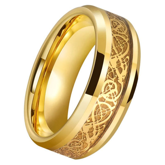 Yellow Tungsten Ring