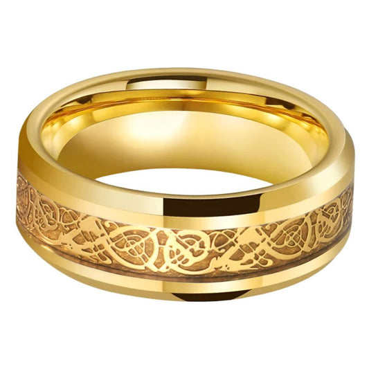 Yellow Tungsten Ring