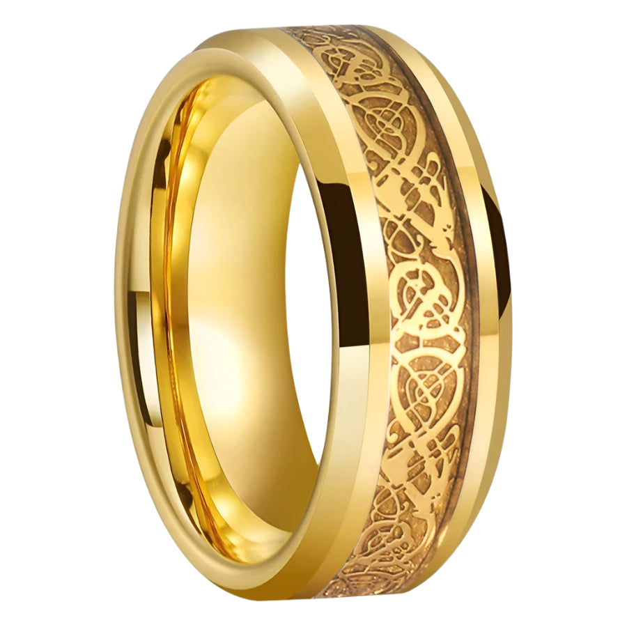 Yellow Tungsten Ring