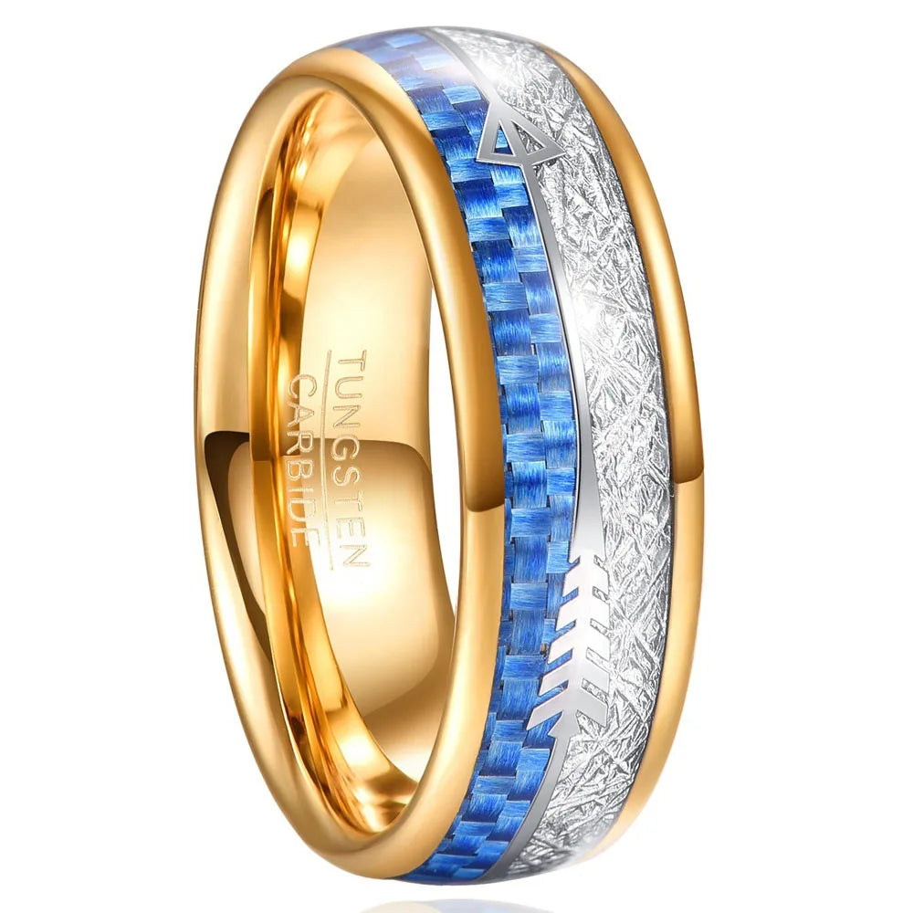 mens carbon fiber engagement ring