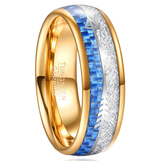 mens carbon fiber engagement ring