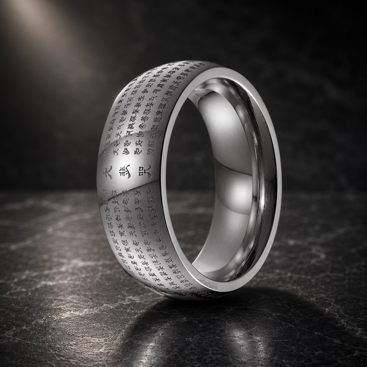 tibetan mantra ring