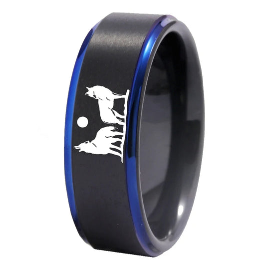 tungsten wolf ring