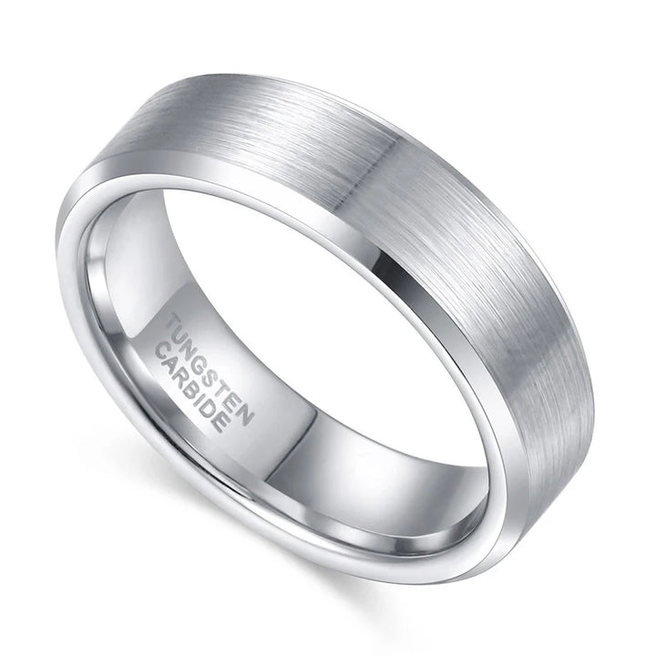 unisex tungsten wedding band