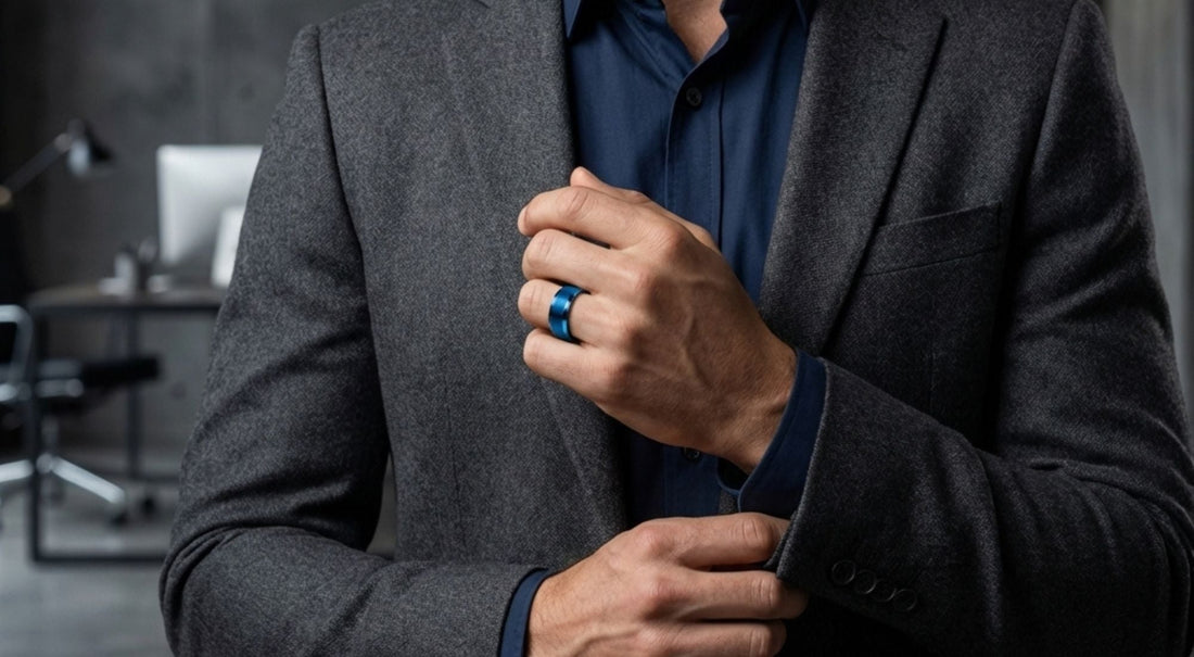 Blue Tungsten Wedding Bands: Why Men Are Choosing Blue