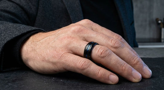 Turquoise vs Tungsten Rings