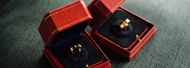 Damascus tungsten Rings