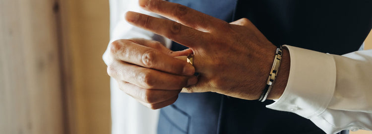 Hammered Tungsten Rings