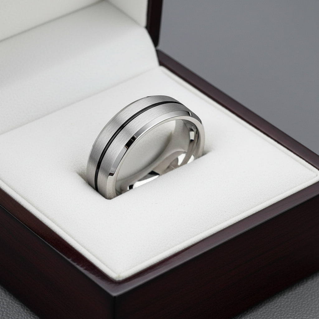 100_Pure_Tungsten_Carbide_Wedding_Ring
