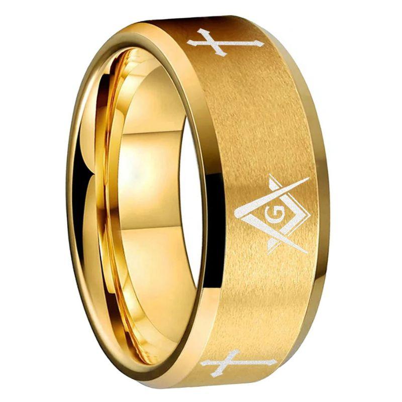 10MM_Masonic_Tungsten_Ring