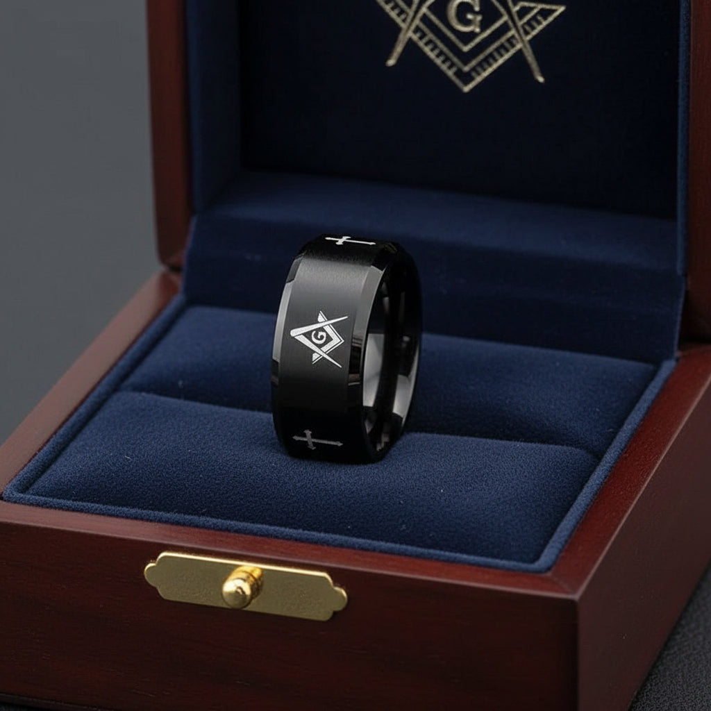 10MM_Masonic_Tungsten_Ring