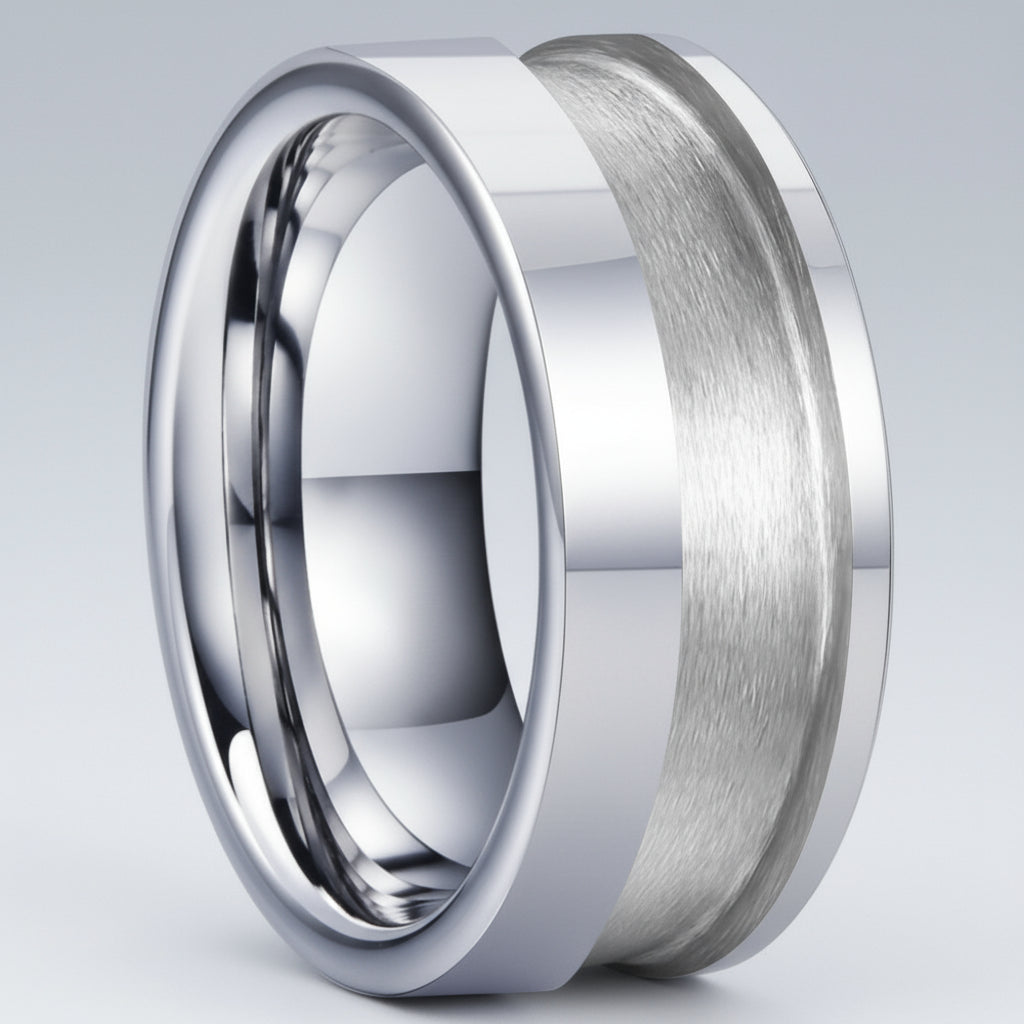 10mm Tungsten Blank Ring