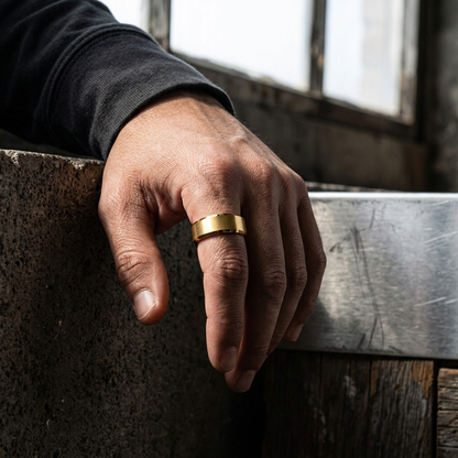 10mm Beveled Matte Tungsten ring
