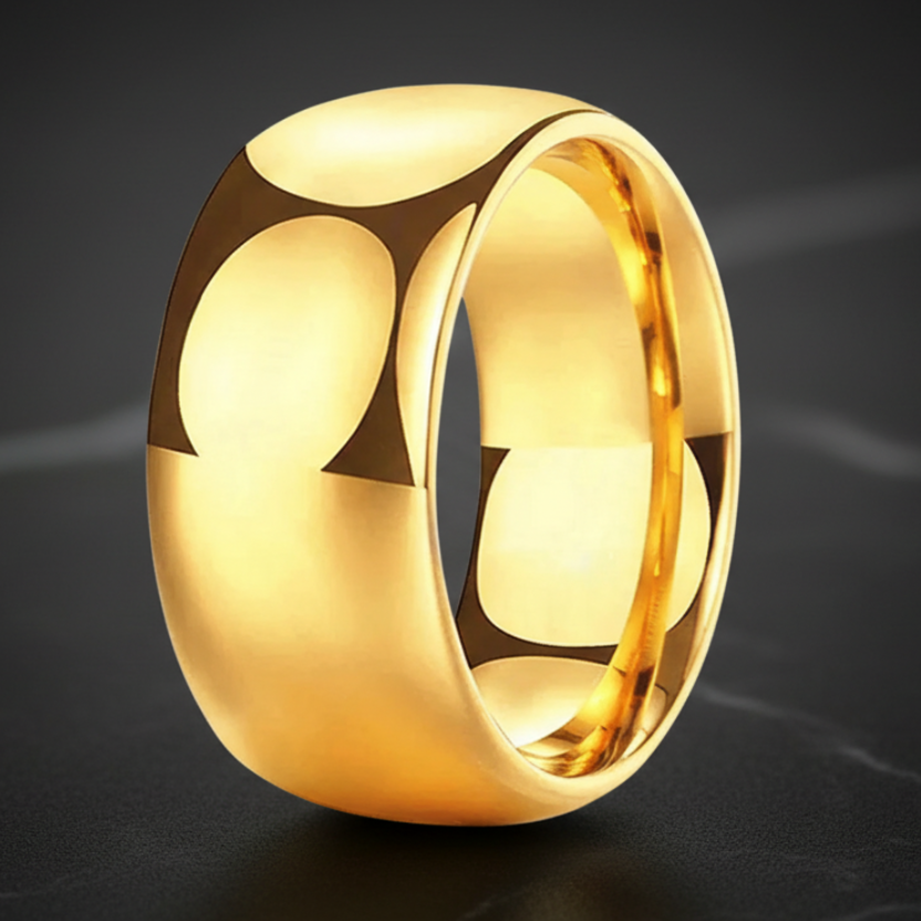 10mm_Men-Gold_Tungsten_Wedding_Ring