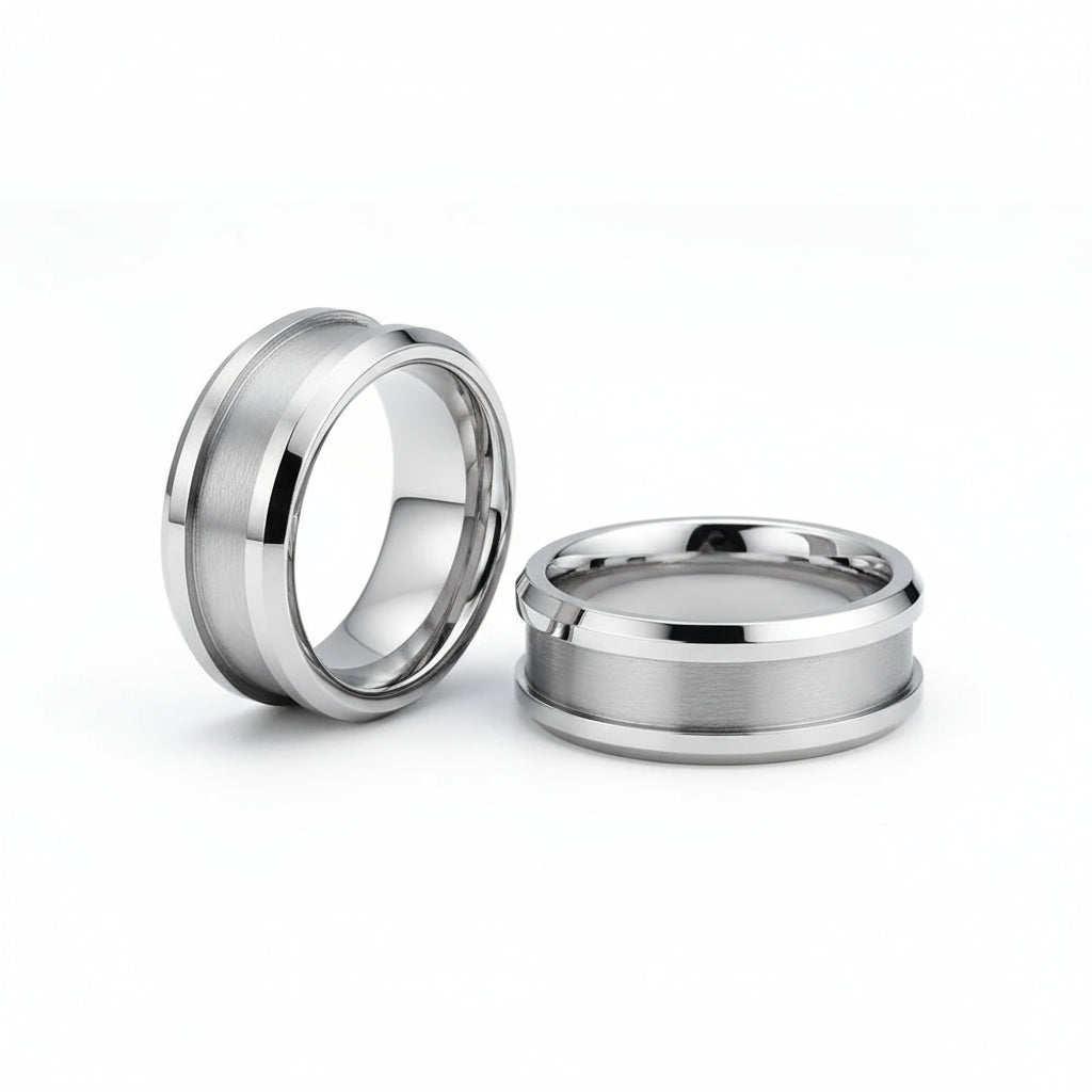 10mm Tungsten Blank Ring
