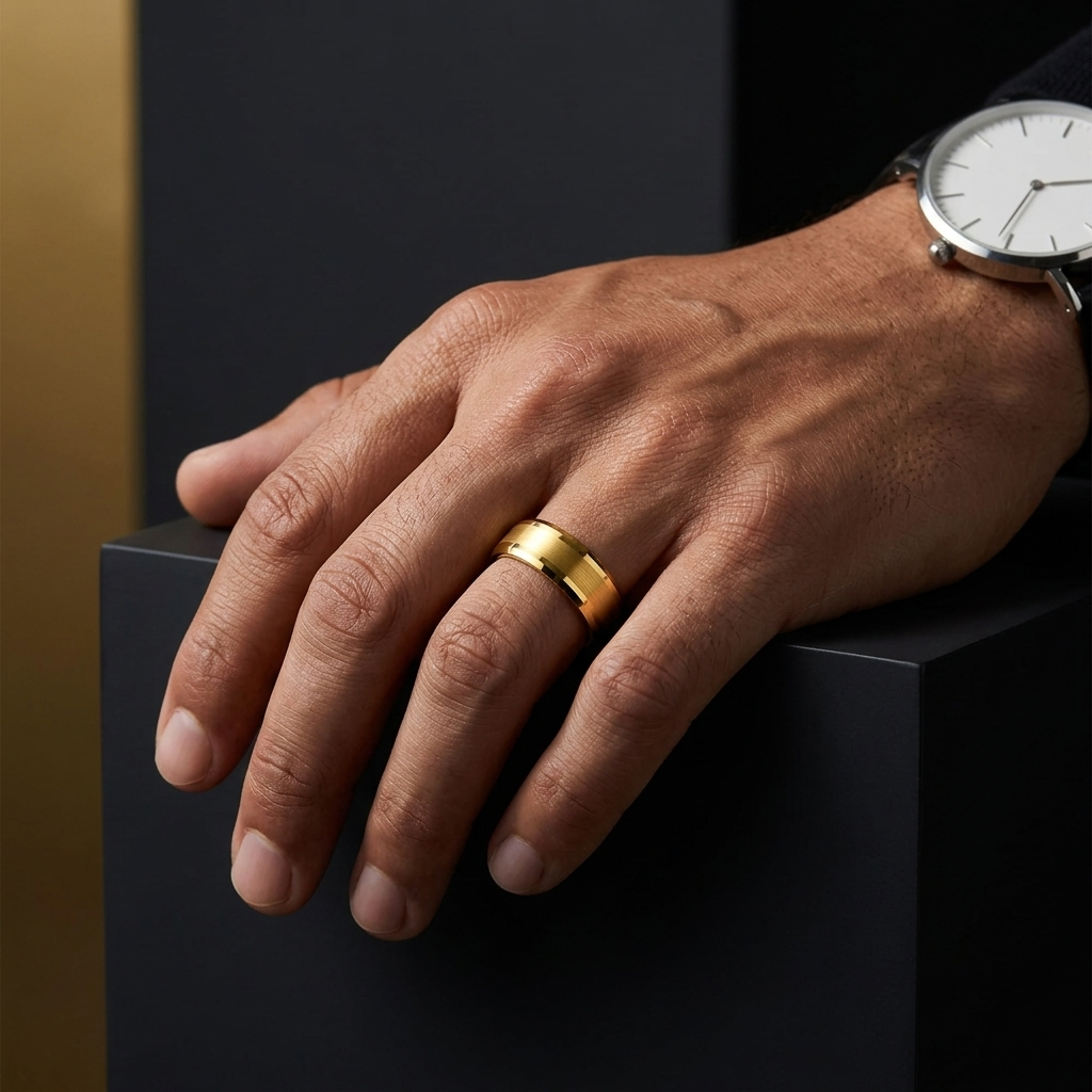 10mm Tungsten Ring for men