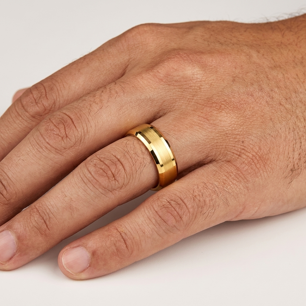 10mm Tungsten wedding Ring for men