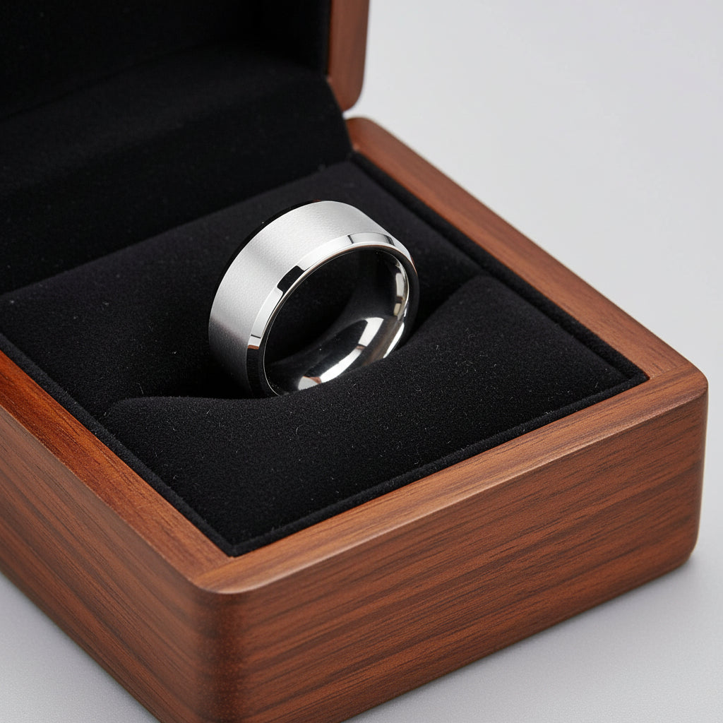 10mm_White_Tungsten_Ring