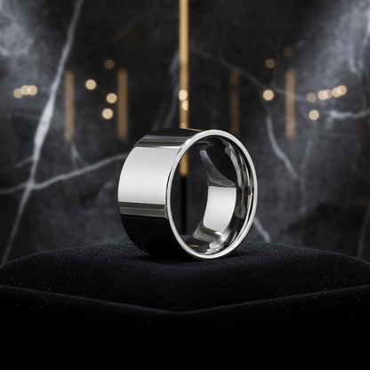 12mm-Men_Silver_Tungsten_Ring_Shiny_Flat_Finish
