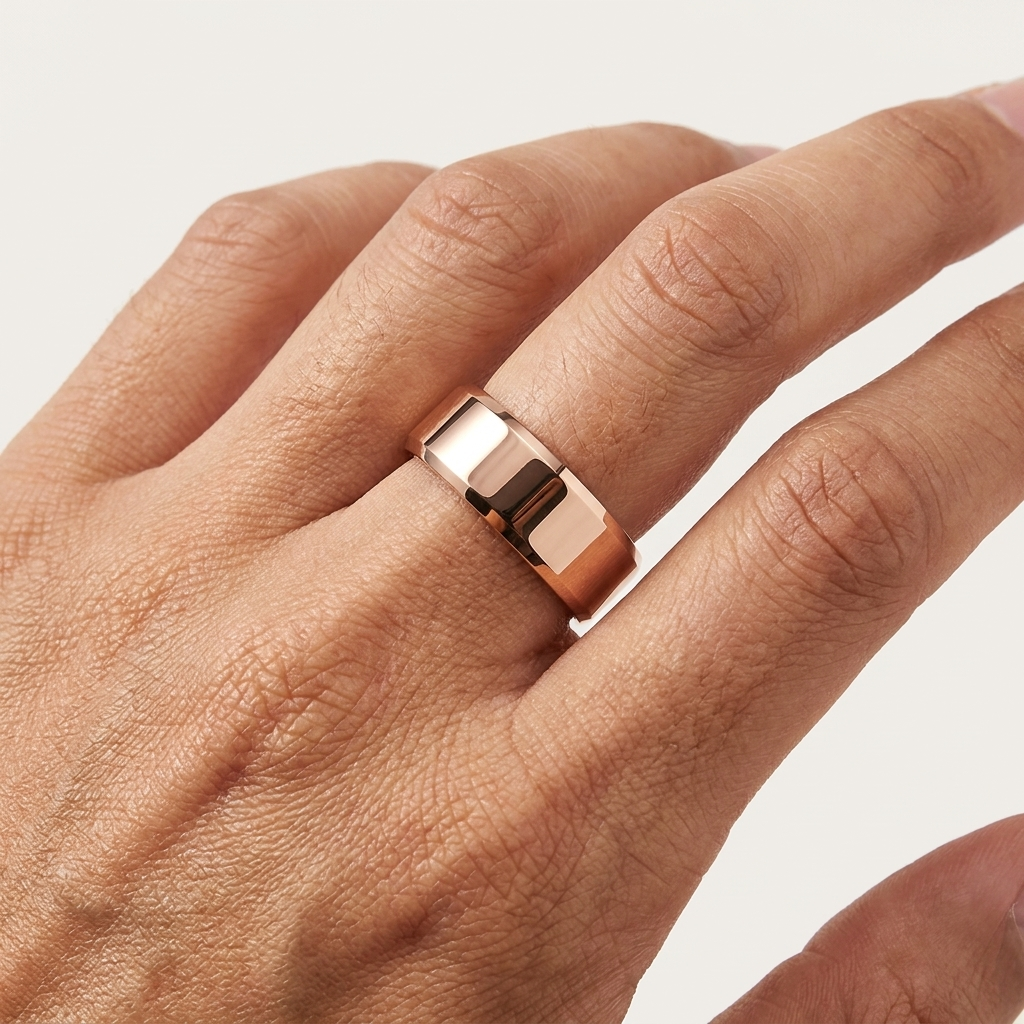 12mm Tungsten Wedding Band for Men