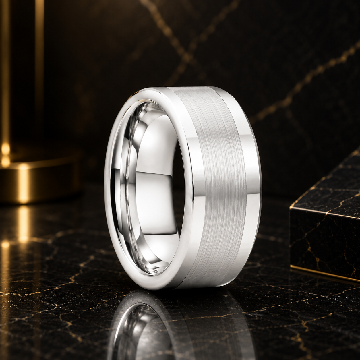 12mm Tungsten ring for men