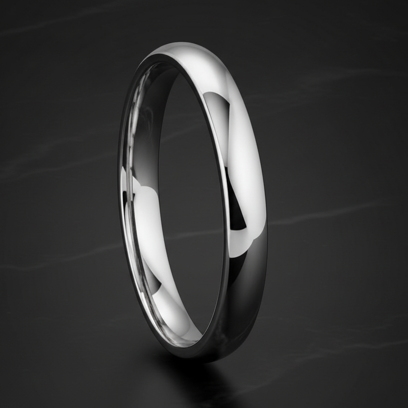 3mm Classic Tungsten Carbide Engagement Ring