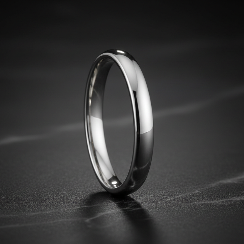 3mm Classic Tungsten Carbide Engagement Ring