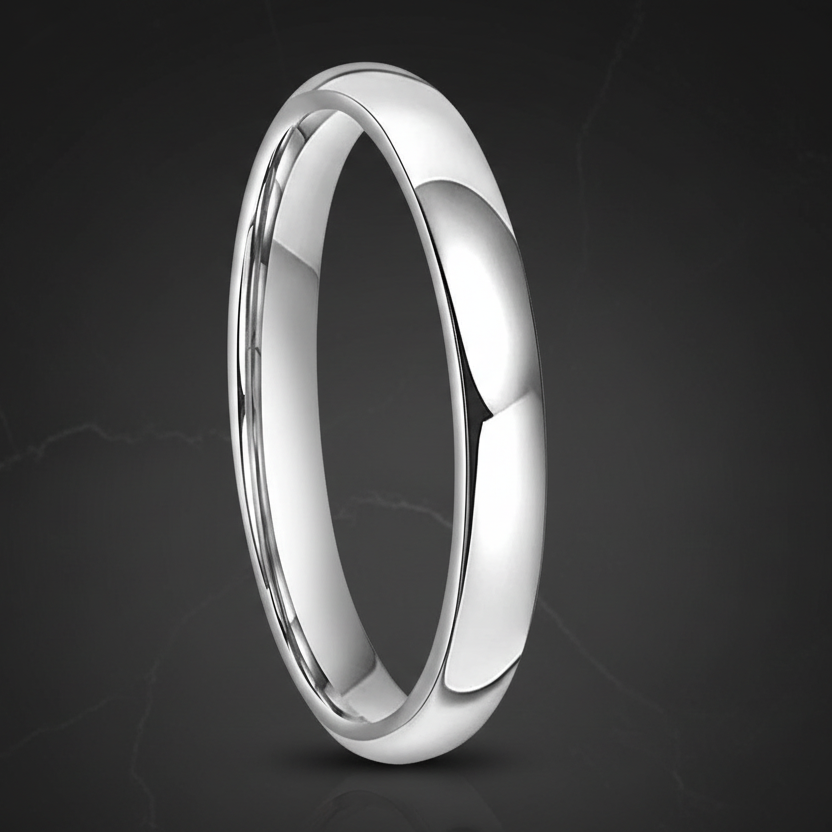 3mm Classic Tungsten Carbide Engagement Ring