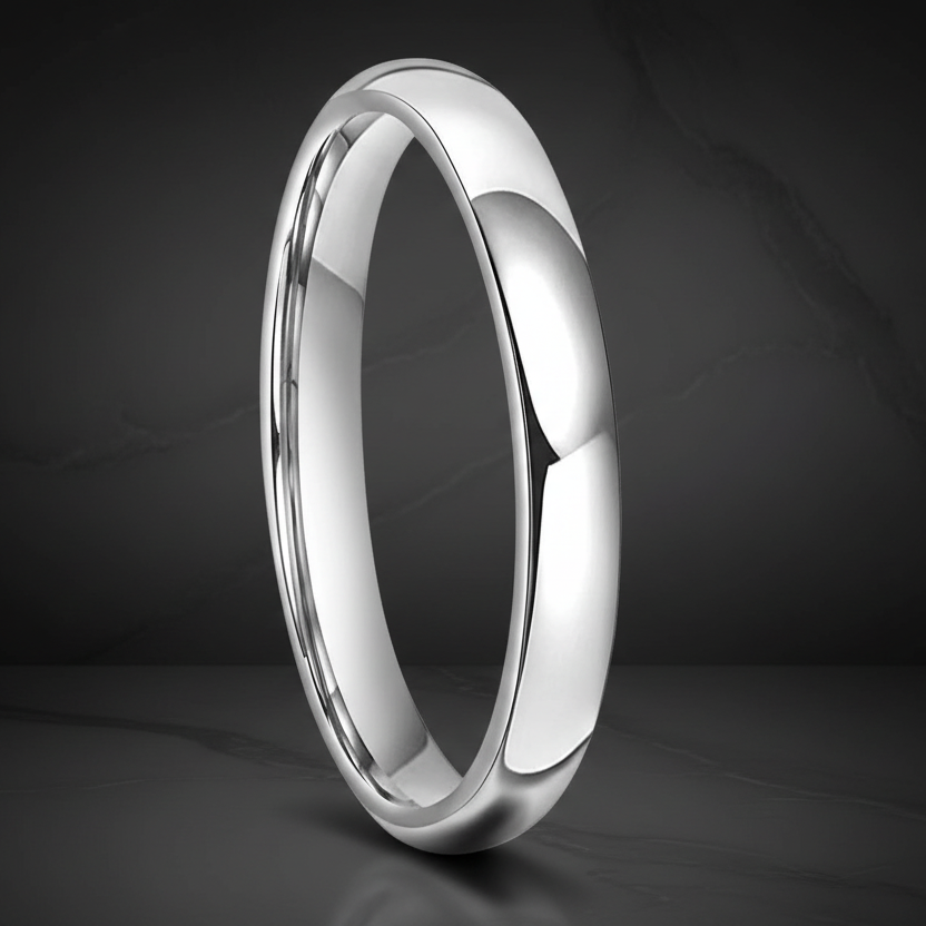 3mm Classic Tungsten Carbide Engagement Ring