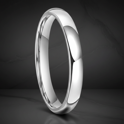 3mm Classic Tungsten Carbide Engagement Ring