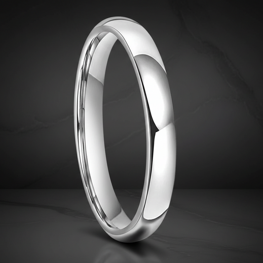 3mm Classic Tungsten Carbide Engagement Ring