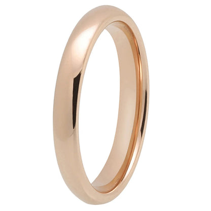 3mm Rose Gold Tungsten ring