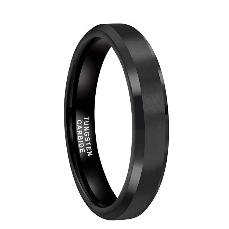 4mm_Black_Tungsten_Ring