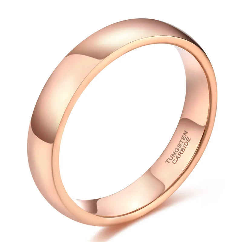 Rose Gold Tungsten Carbide Engagement Ring