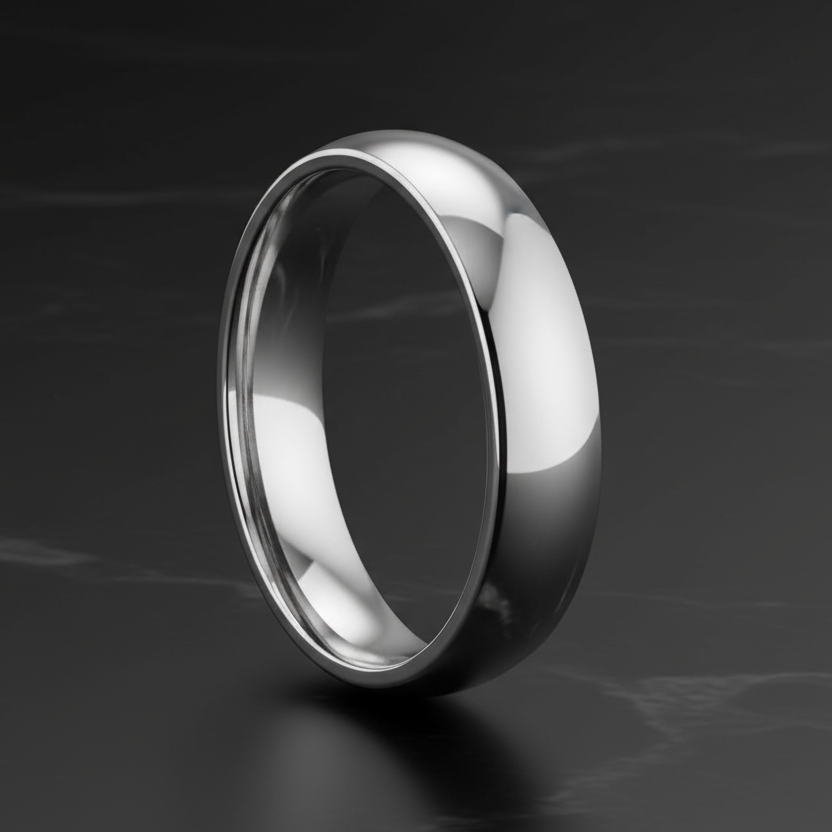 5mm Classic Tungsten Carbide Engagement Ring