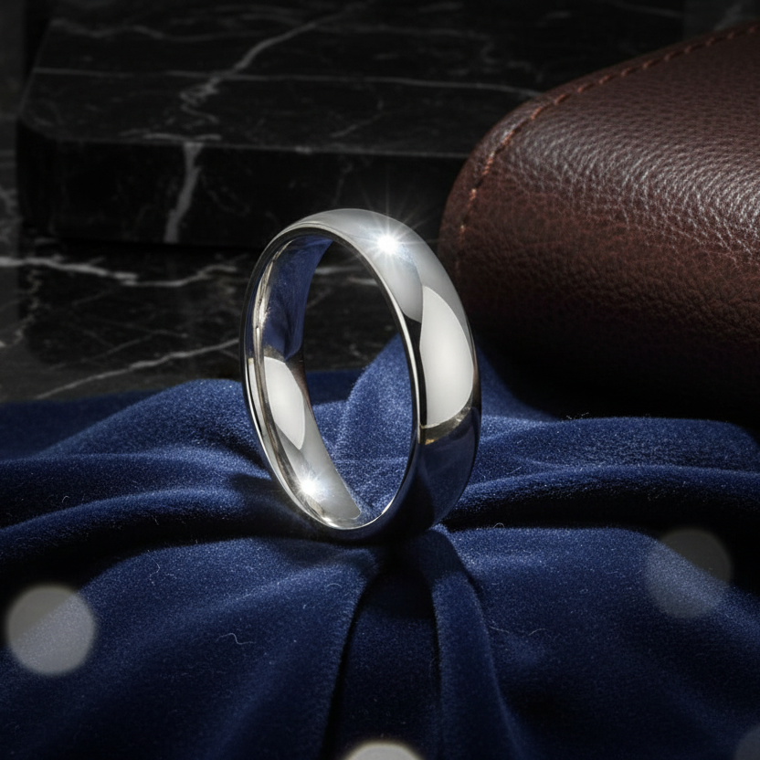 5mm Classic Tungsten Carbide Engagement Ring