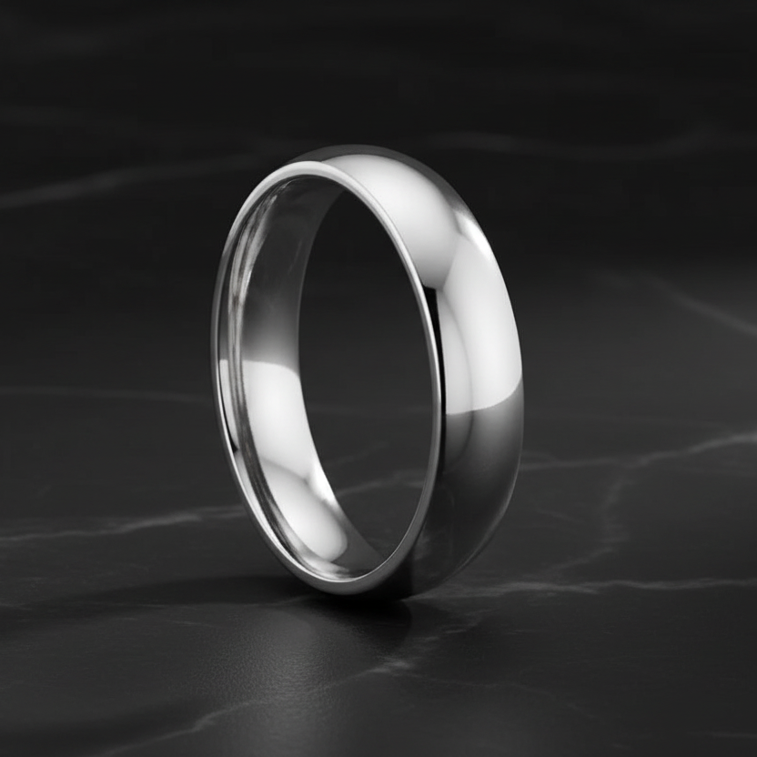 5mm Classic Tungsten Carbide Engagement Ring