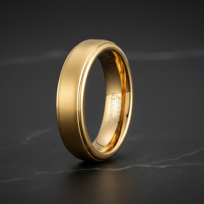 5mm_Gold_Tungsten_Carbide_Engagement_Ring
