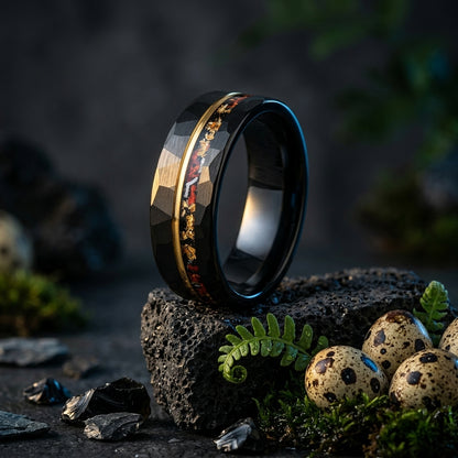 gold-foil-meteorite-opal-tungsten-ring