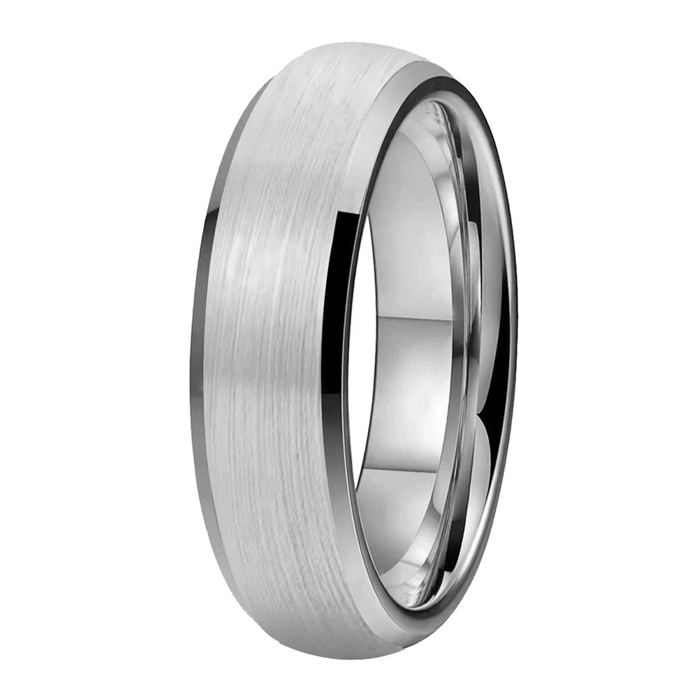 Mens 6MM Tungsten Comfort Fit Ring