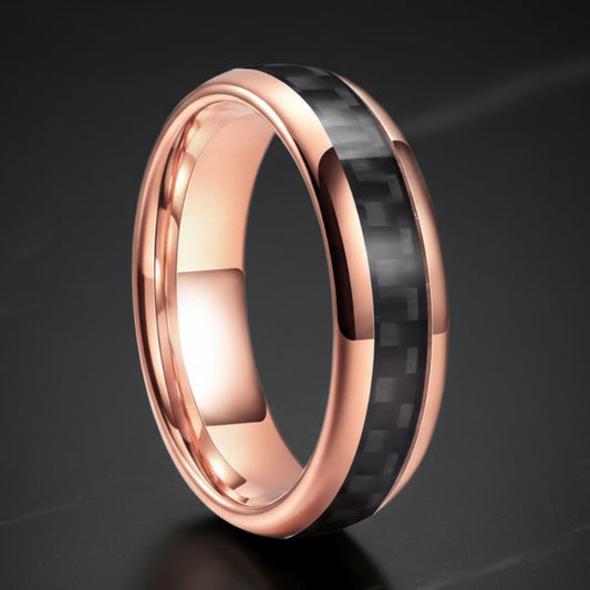 6mm Tungsten Carbon Fiber Ring