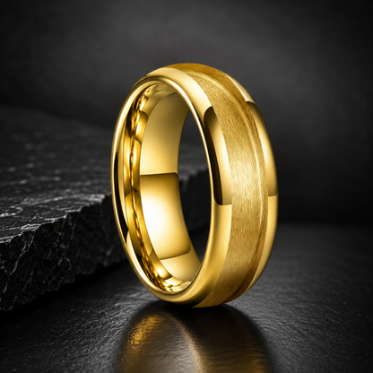 Tungsten Inlay Ring Blank
