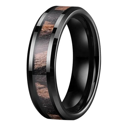 Zebra Wood Ring