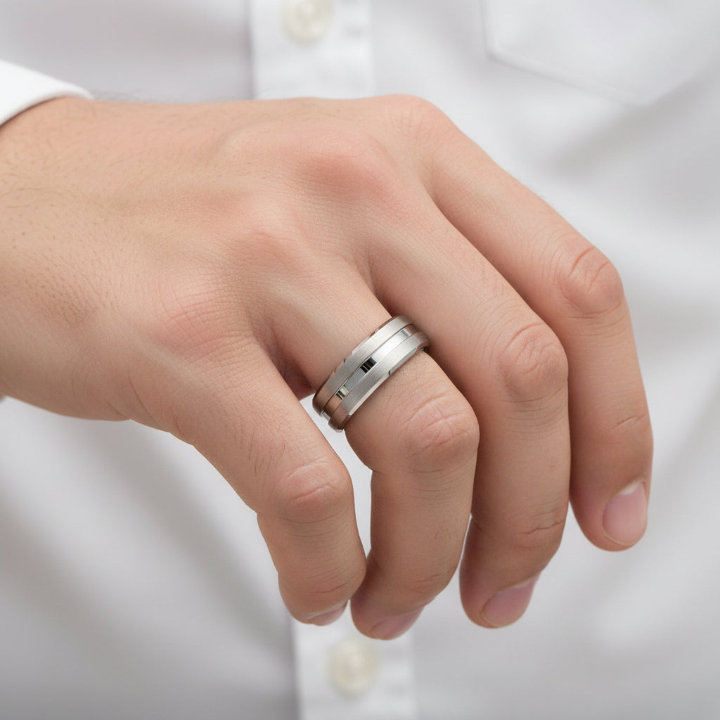 6mm Tungsten Blank Ring