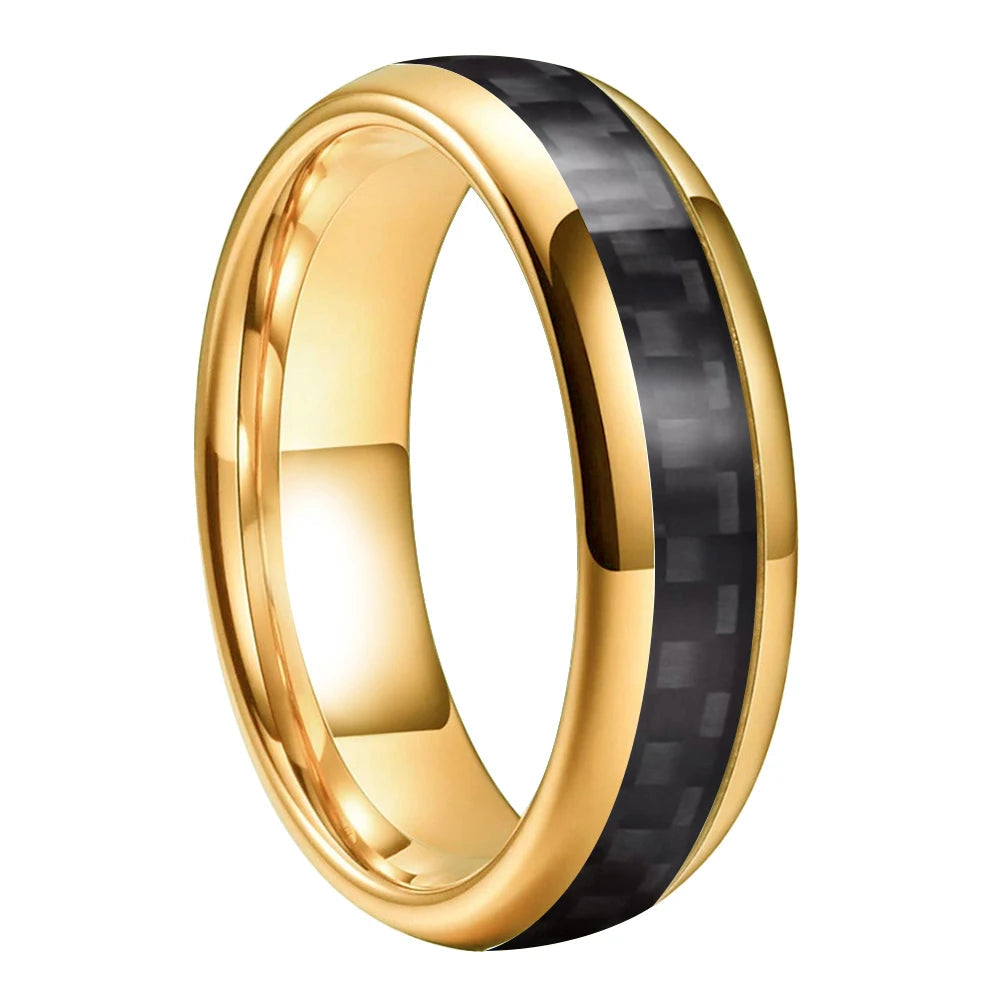 6mm Tungsten Carbon Fiber Ring