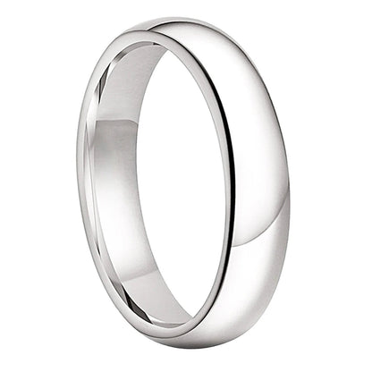 6mm White Tungsten Men’s Wedding Band