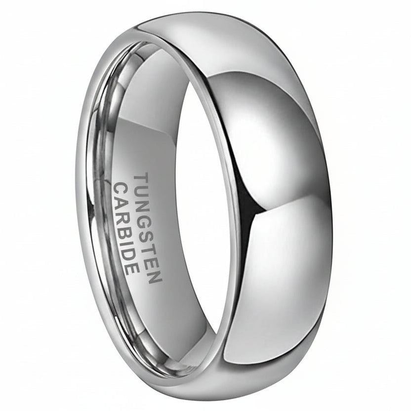 7mm Tungsten Ring I Love You Engraved