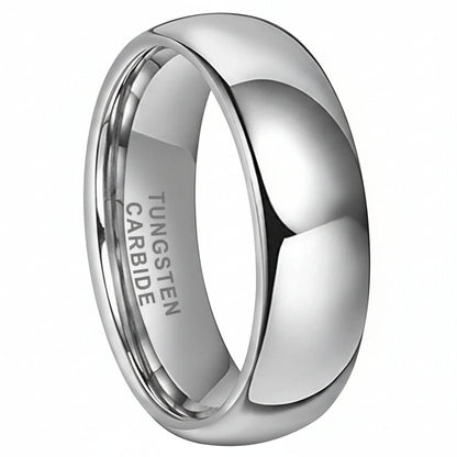 7mm Tungsten Ring I Love You Engraved