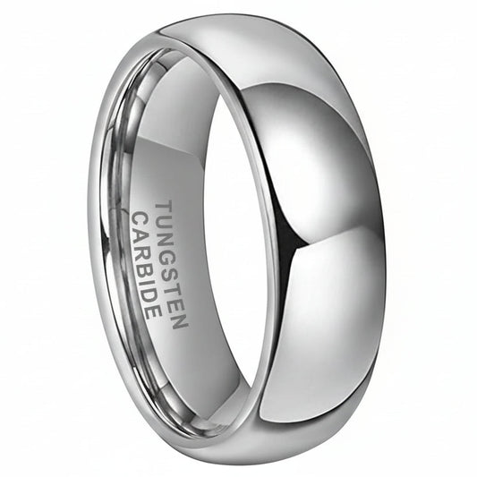 7mm Tungsten Ring I Love You Engraved
