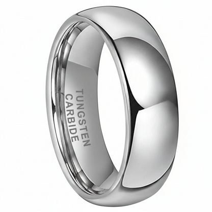7mm Tungsten Ring I Love You Engraved